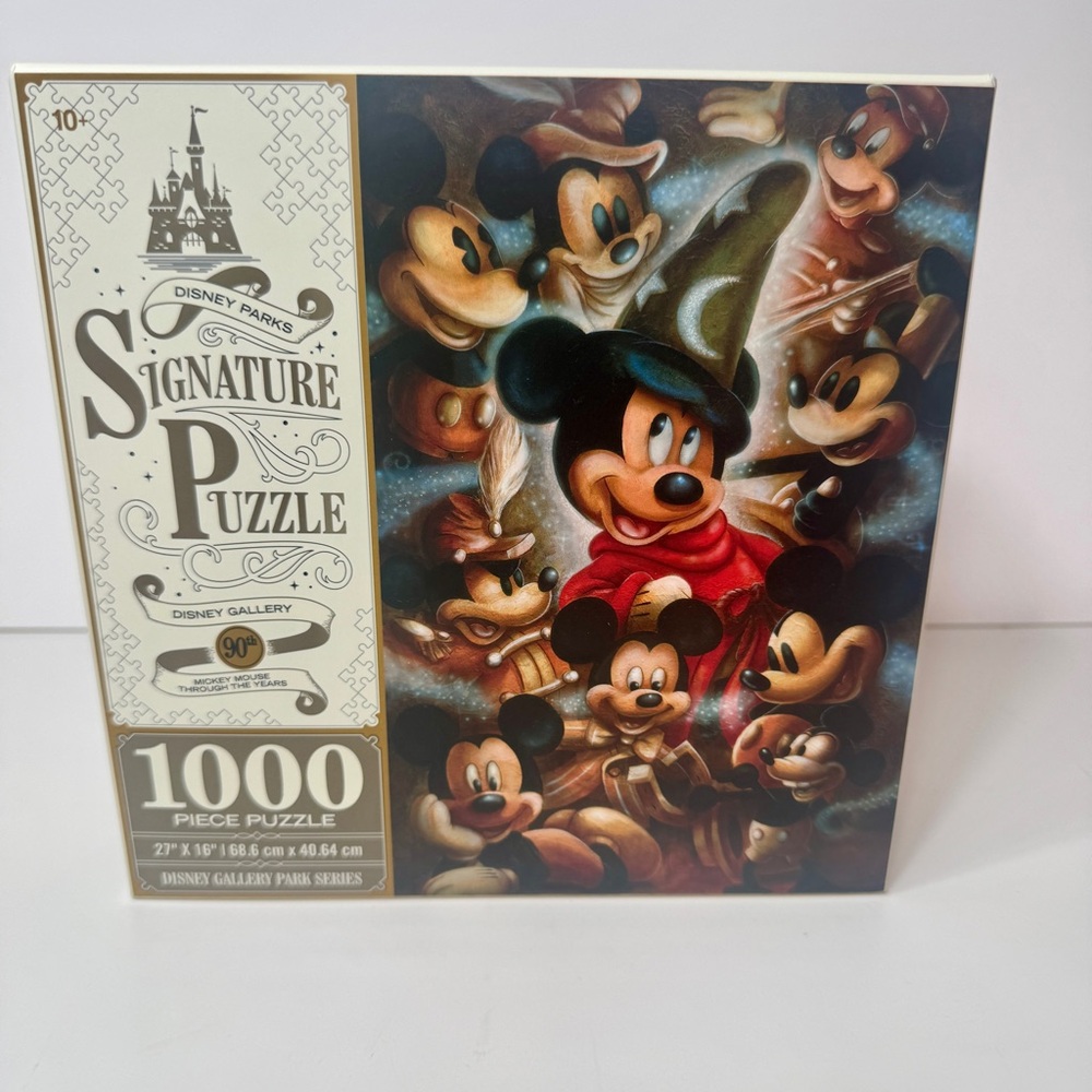 NWT. Disney Parks Puzzle featuring Mickey Mouse Through the Years. 1000-piece